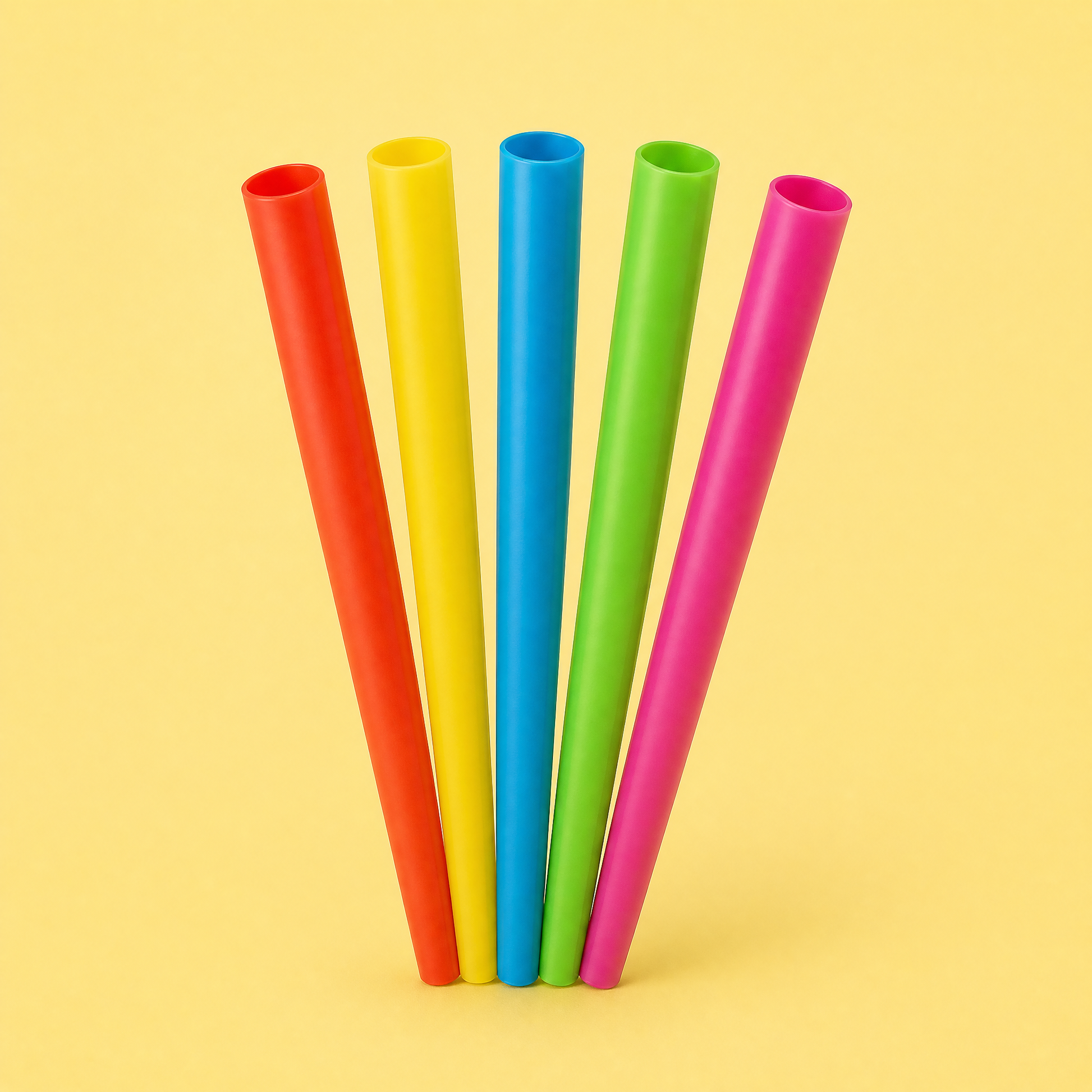 Rainbow PP Straws